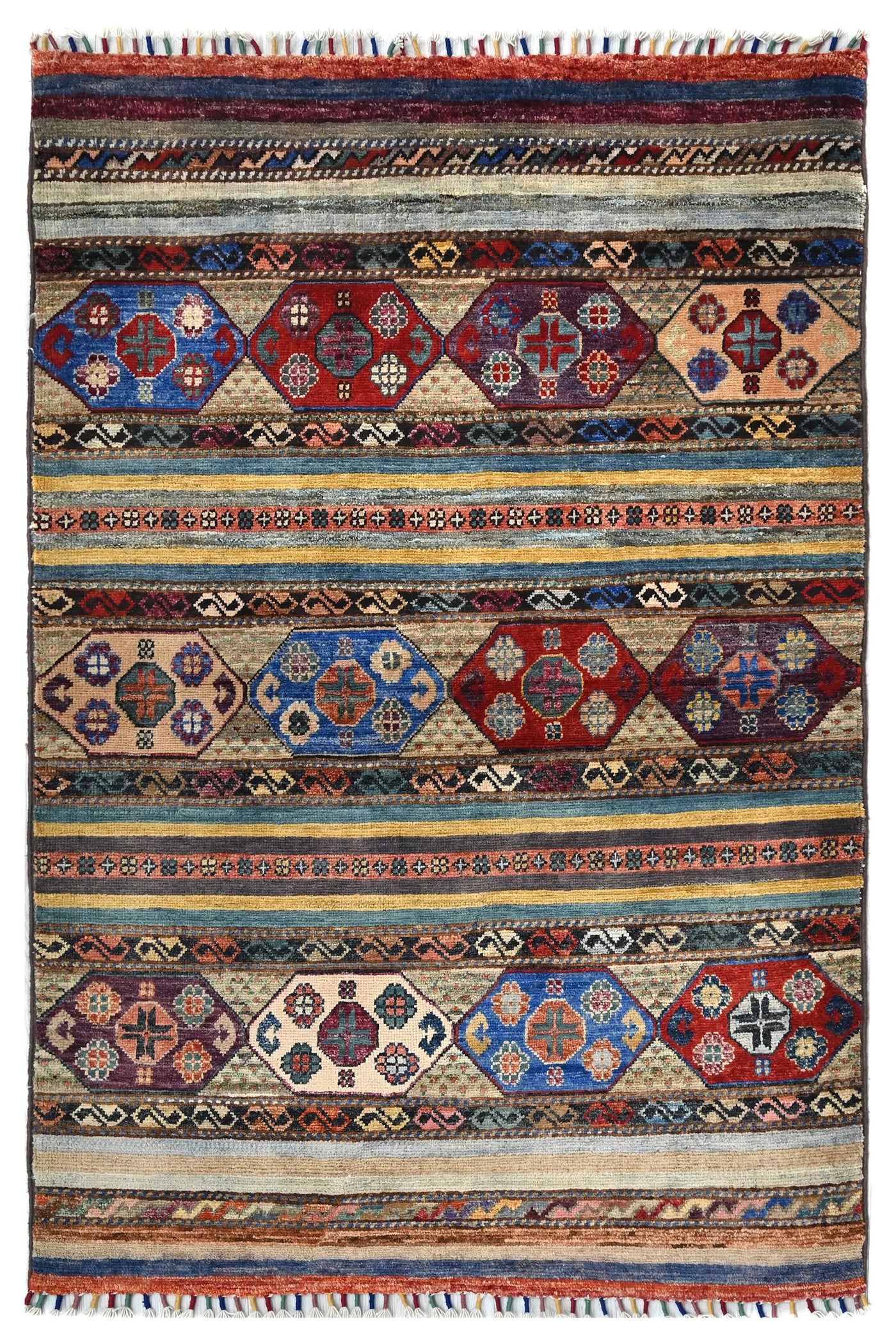 Khorjin Afghan Rug – Ivory Archive