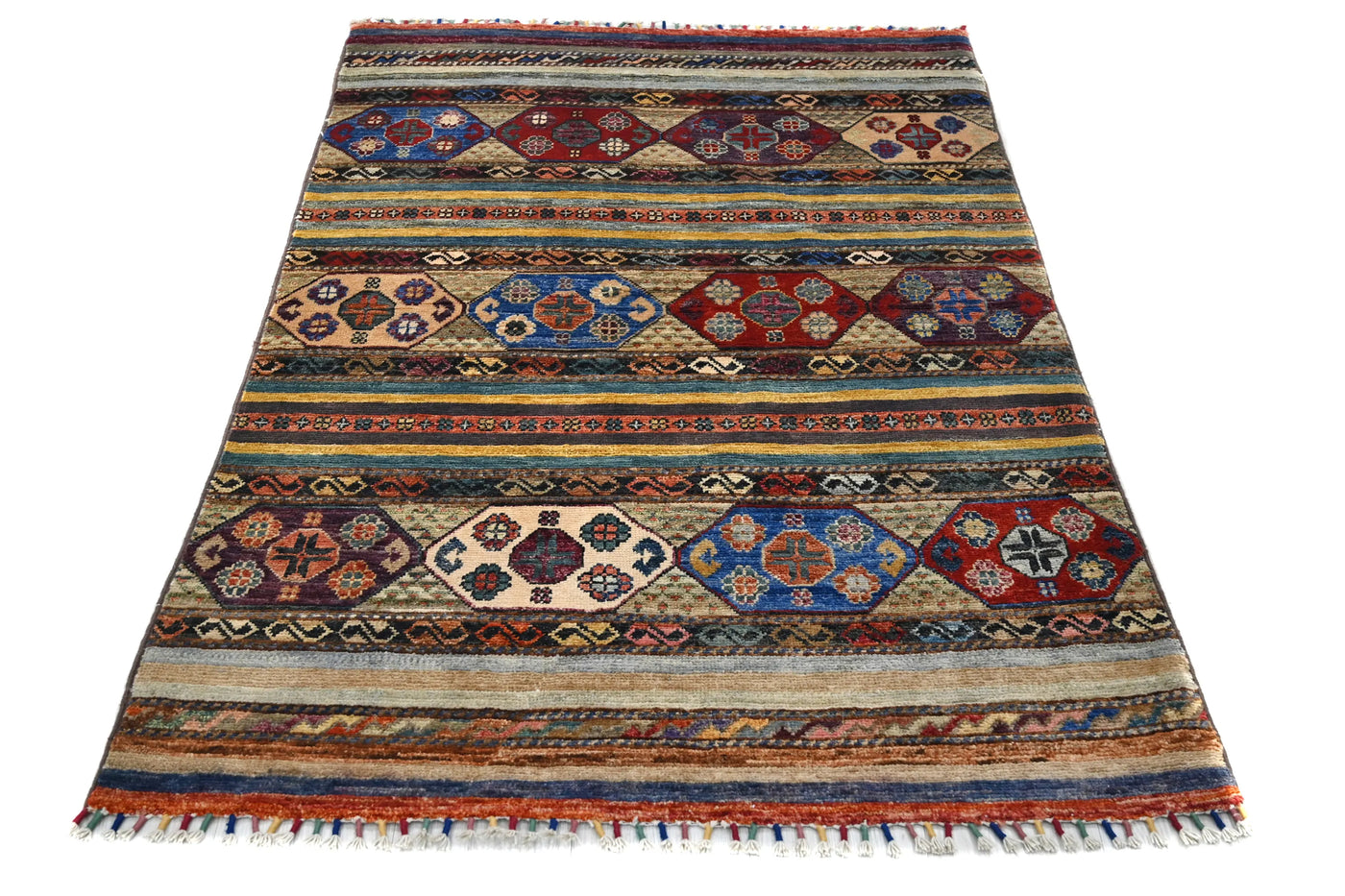 Khorjin Afghan Rug – Ivory Archive