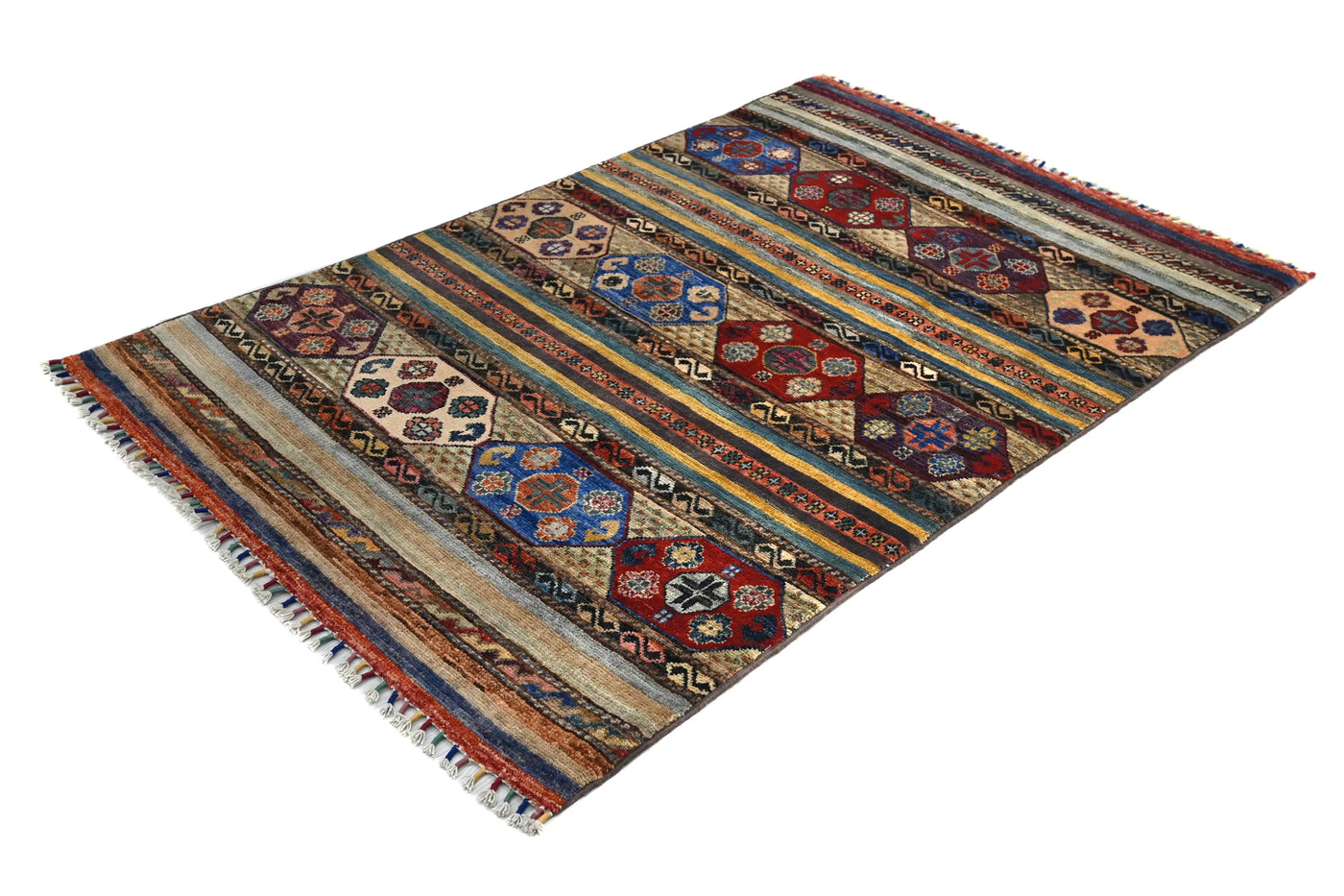 Khorjin Afghan Rug – Ivory Archive