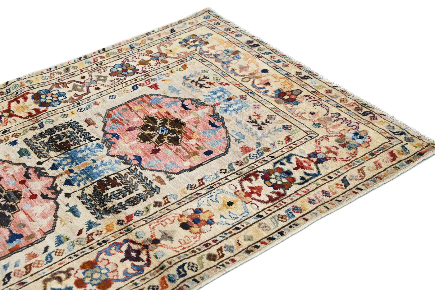 Khorjin Afghan Rug – Ember Frame
