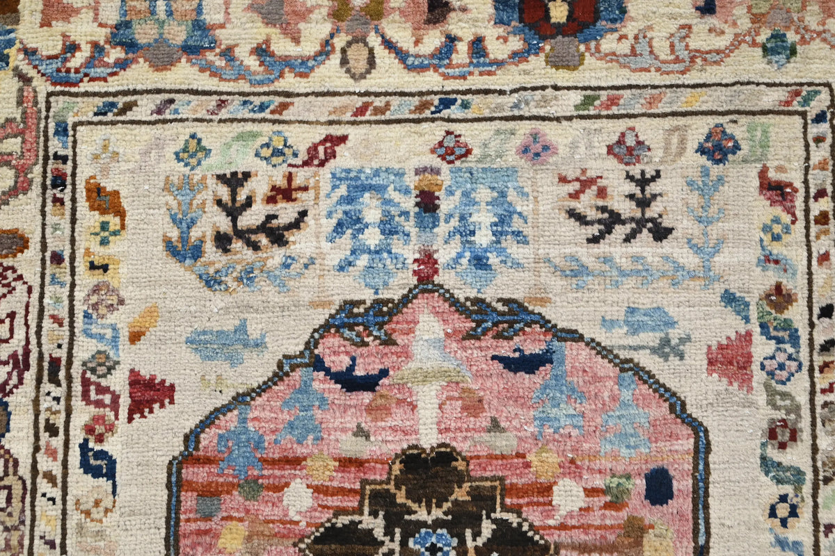 Khorjin Afghan Rug – Ember Frame