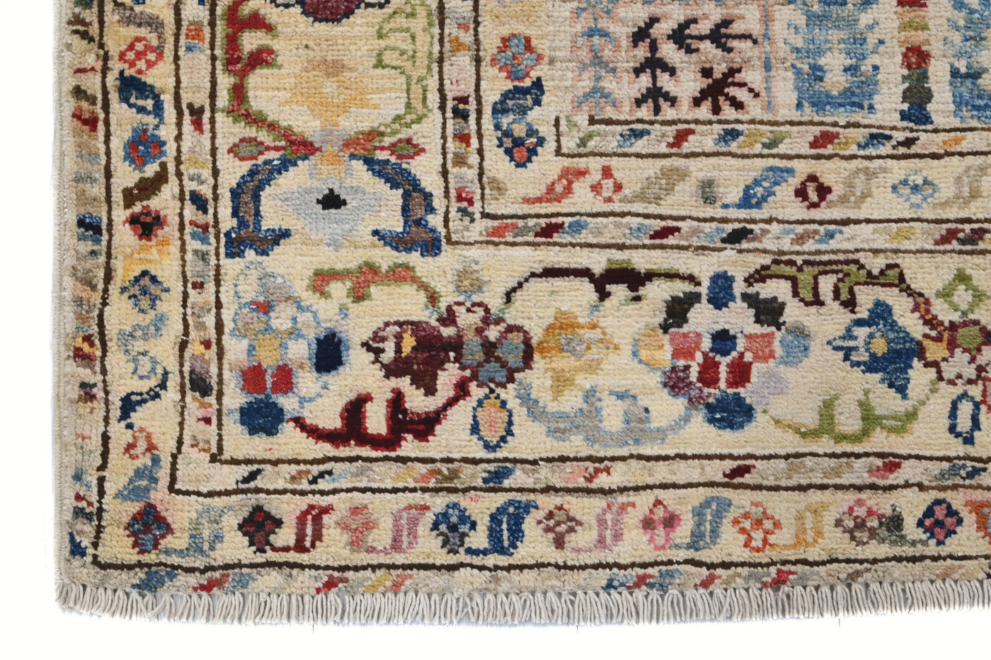 Khorjin Afghan Rug – Ember Frame