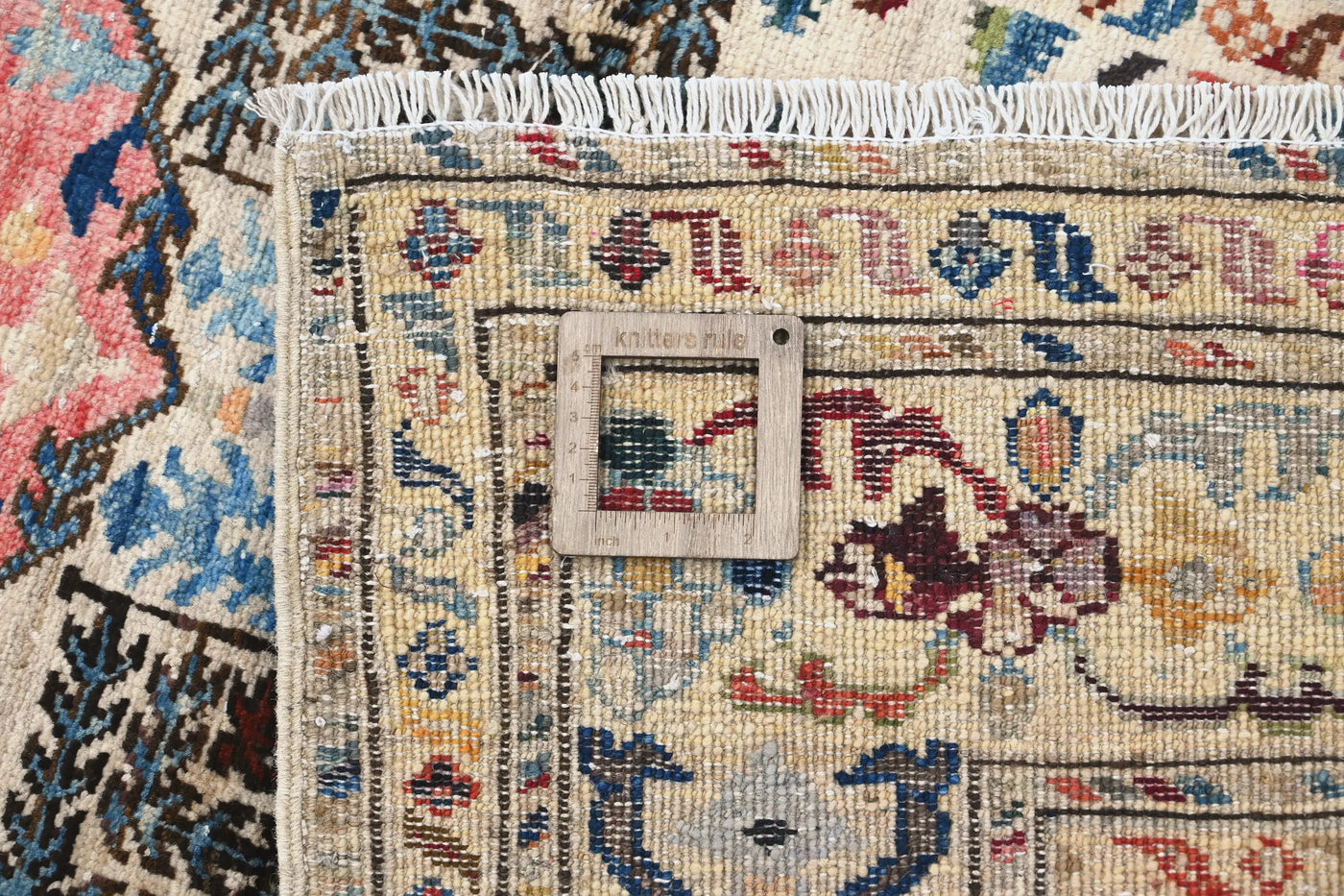 Khorjin Afghan Rug – Ember Frame