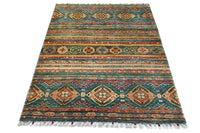 Khorjin Afghan Rug – Azure Terraces