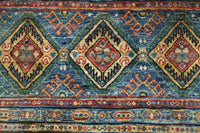 Khorjin Afghan Rug – Azure Terraces