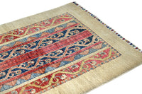 Khorjin Afghan Rug – Coral Columns