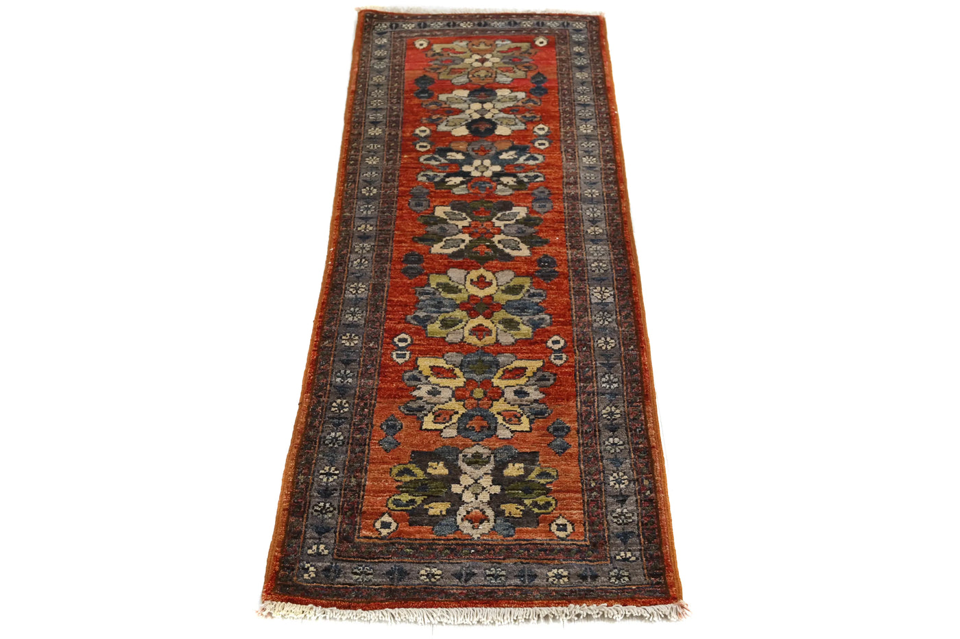 Khorjin Afghan Rug – Cerulean Panel