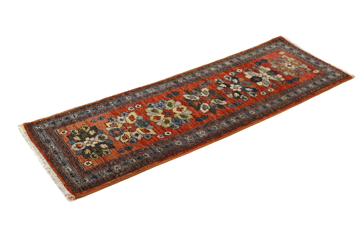 Khorjin Afghan Rug – Cerulean Panel