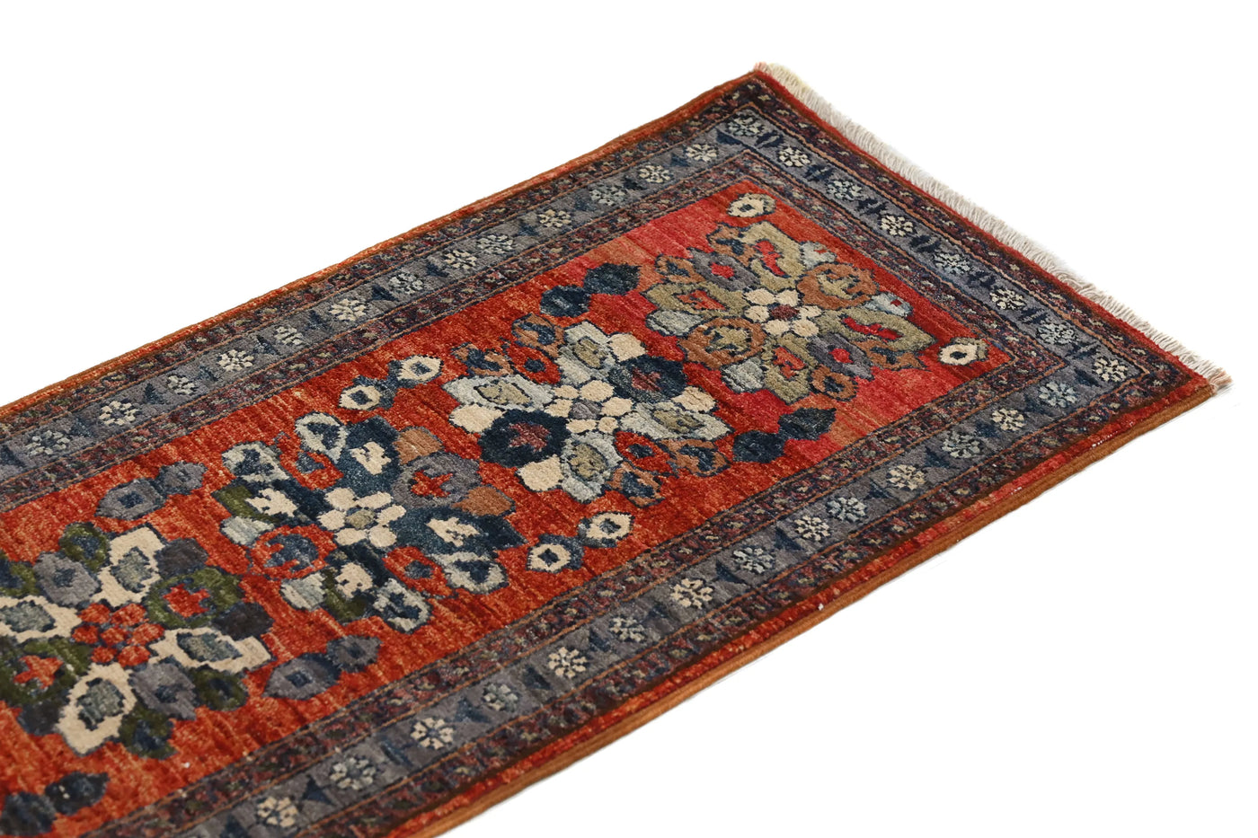 Khorjin Afghan Rug – Cerulean Panel