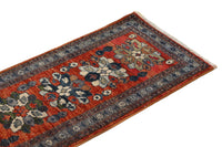 Khorjin Afghan Runner – Crimson Garlands