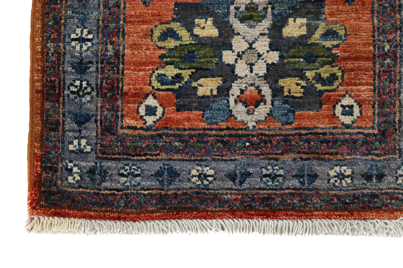 Khorjin Afghan Rug – Cerulean Panel