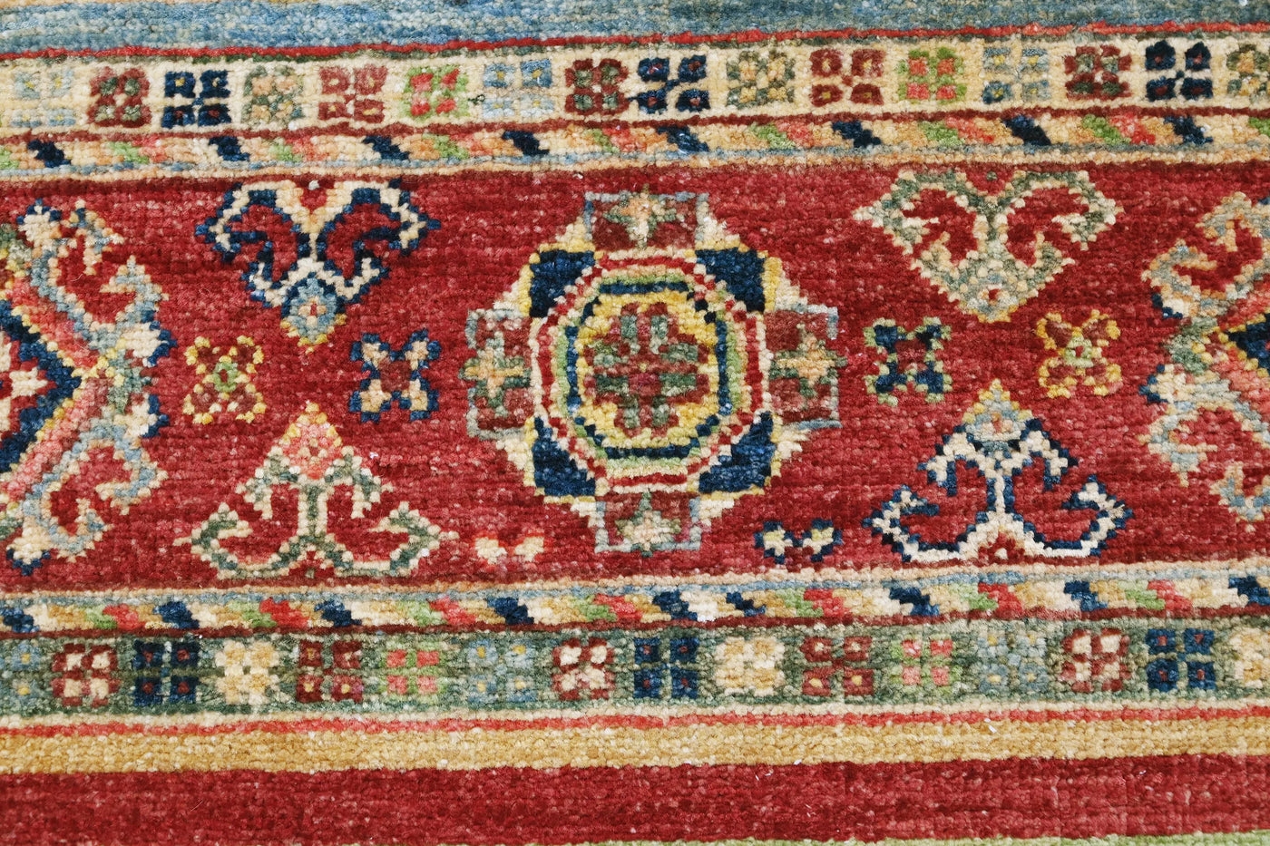 Khorjin Afghan Rug – Sky Grid