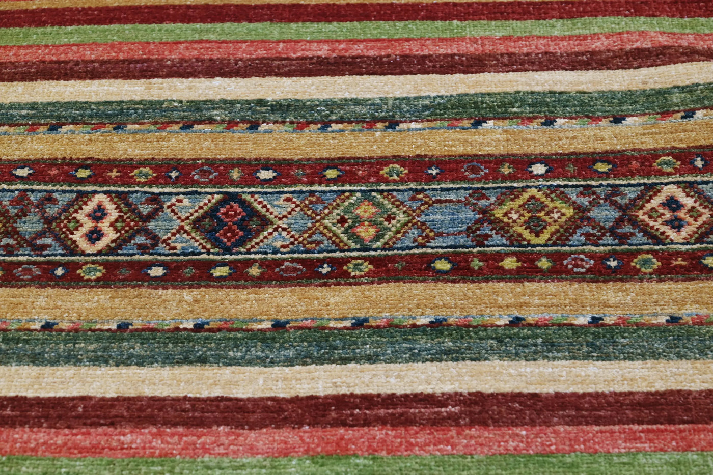 Khorjin Afghan Rug – Sky Grid