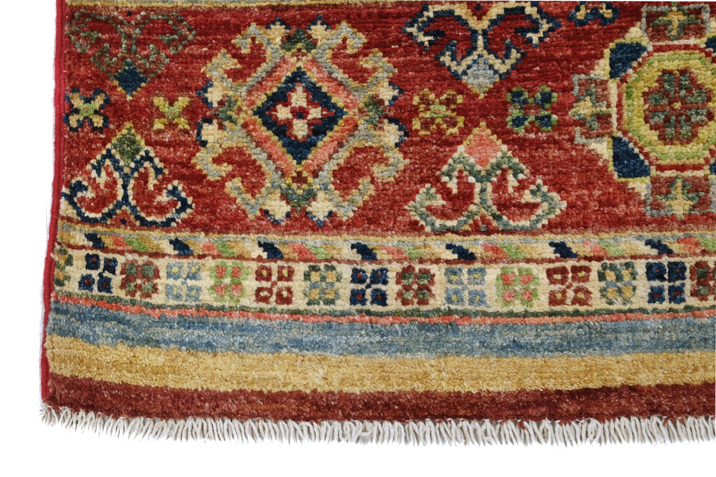 Khorjin Afghan Rug – Sky Grid