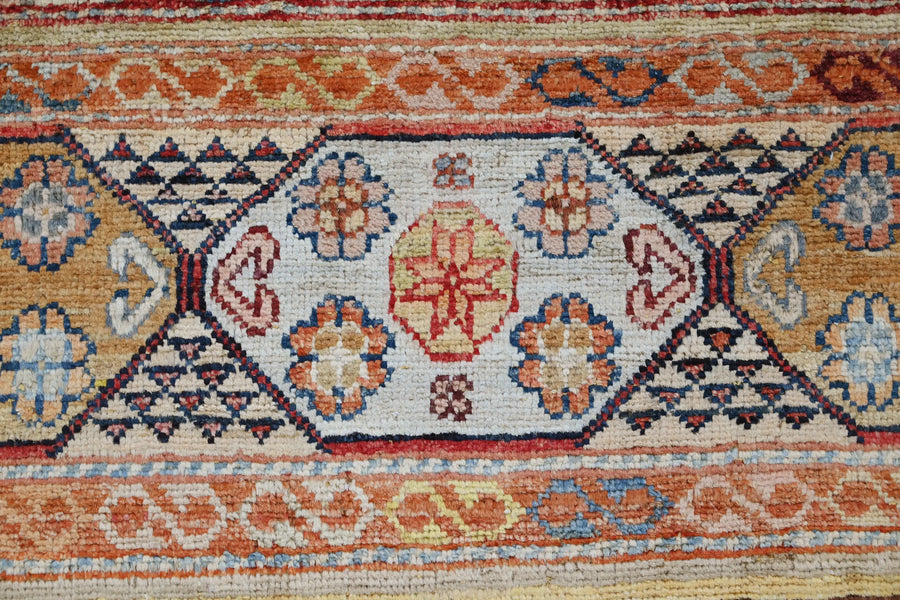 Khorjin Afghan Rug – Terracotta Terraces