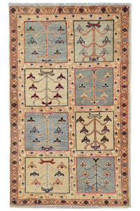 Khorjin Afghan Rug – Ivory Courtyards