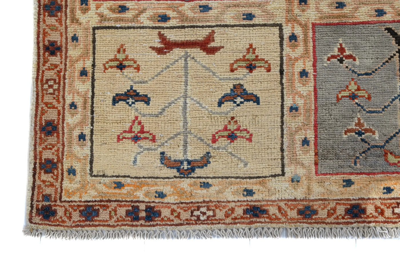 Khorjin Afghan Rug – Claret Patchwork