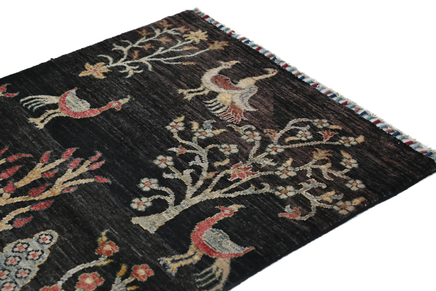 Khorjin Afghan Rug – Midnight Keepsake