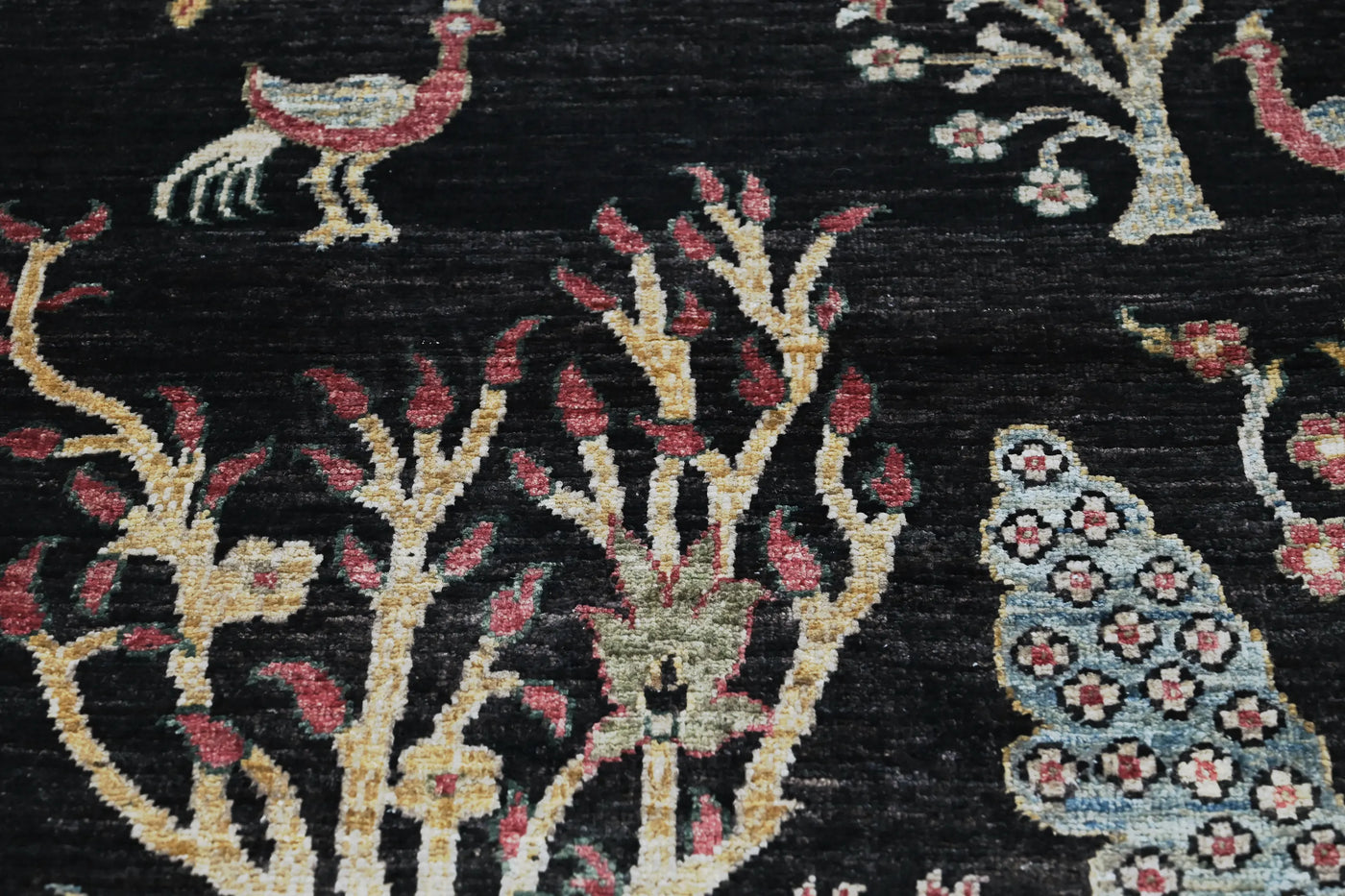 Khorjin Afghan Rug – Midnight Keepsake