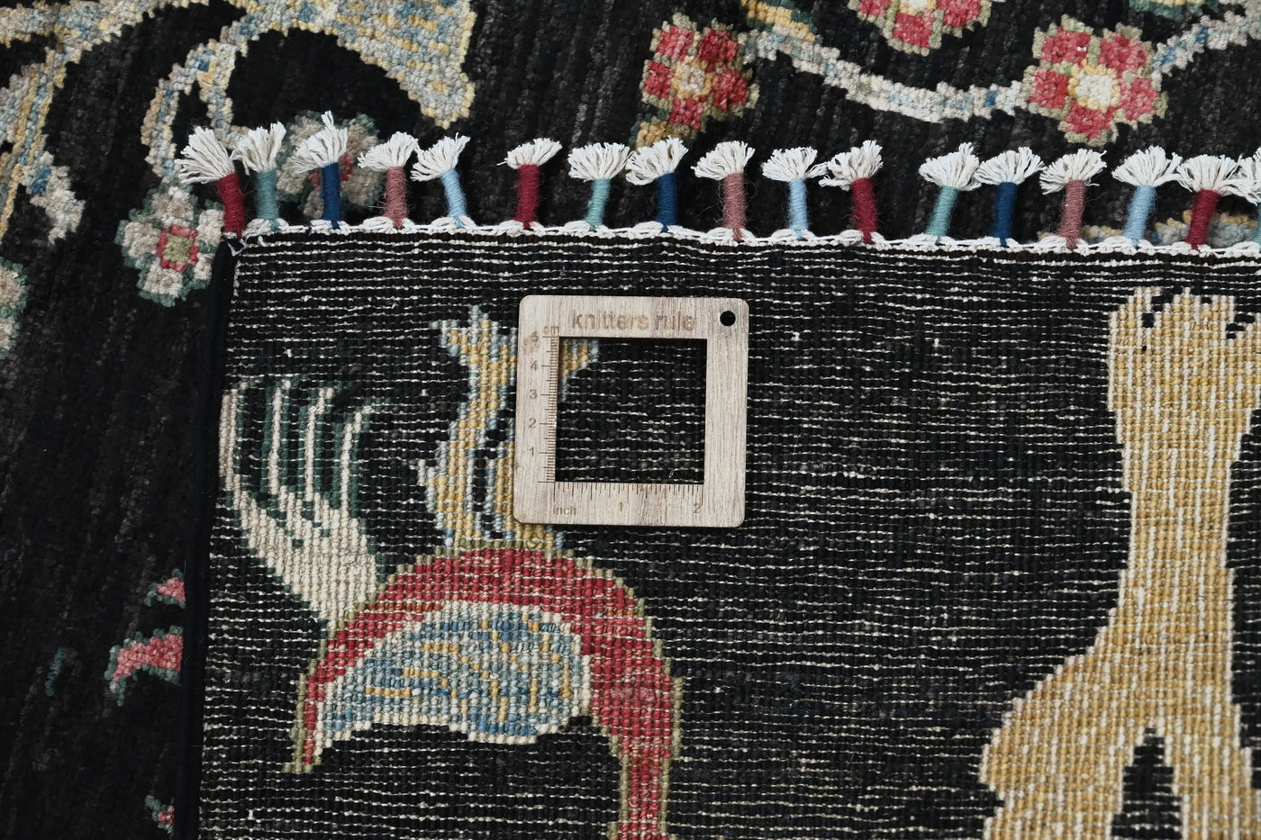 Khorjin Afghan Rug – Midnight Keepsake