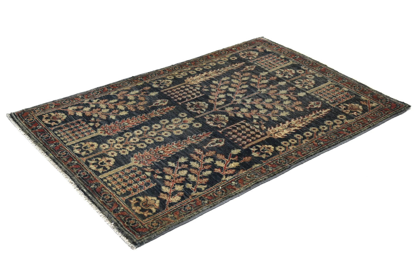 Khorjin Afghan Rug – Sand Grove