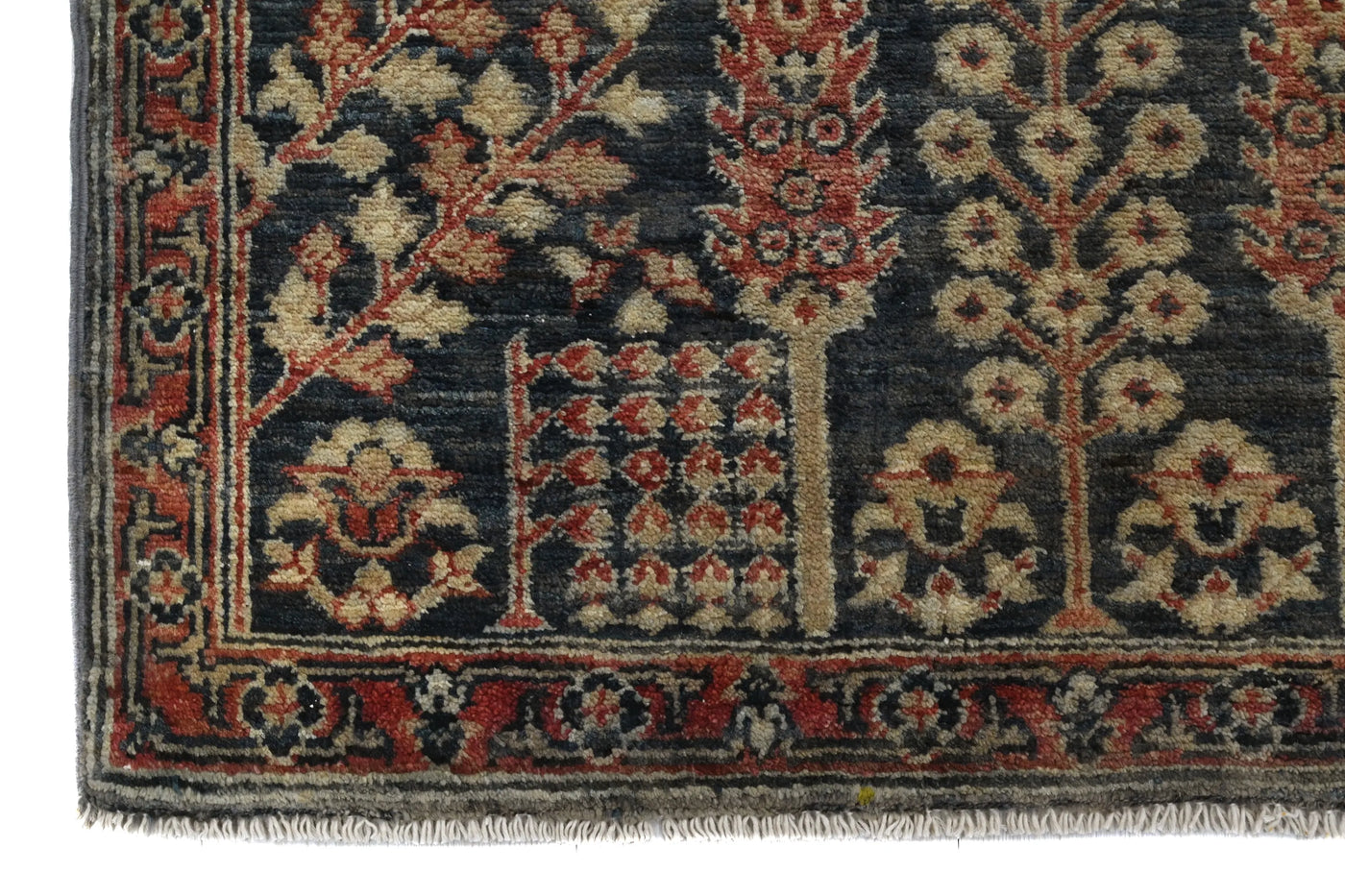 Khorjin Afghan Rug – Sand Grove