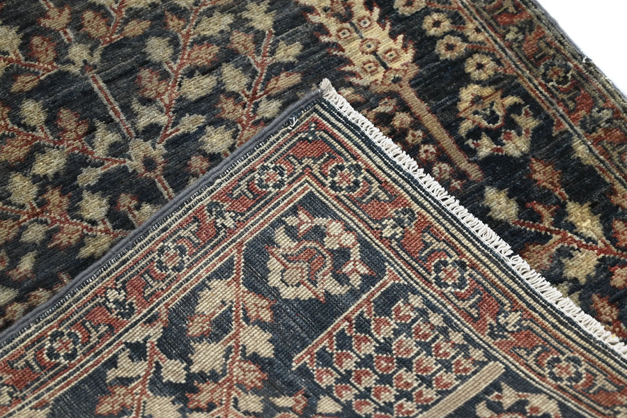 Khorjin Afghan Rug – Charcoal Canopy