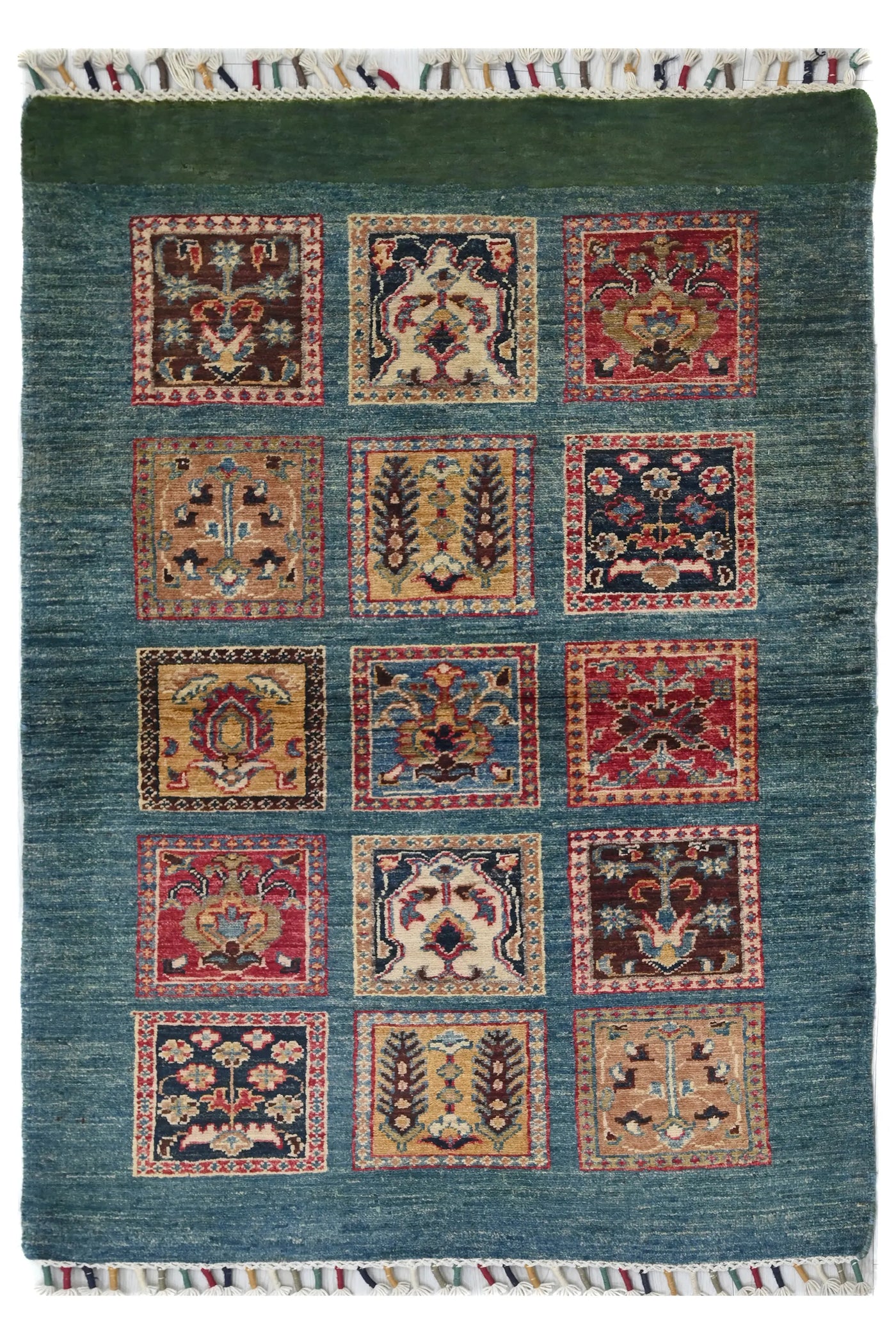 Khorjin Afghan Rug – Indigo Keepsake