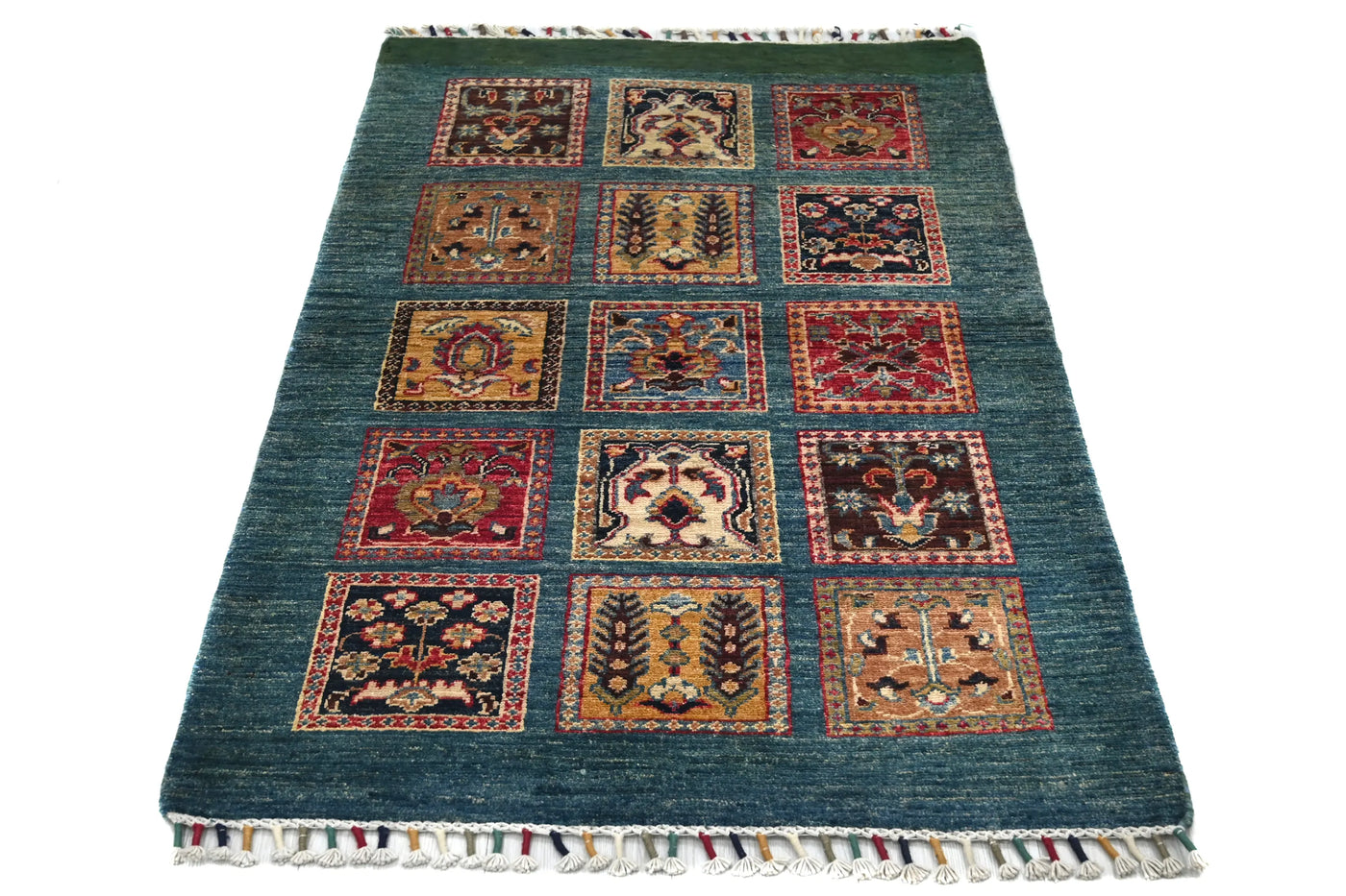Khorjin Afghan Rug – Indigo Keepsake