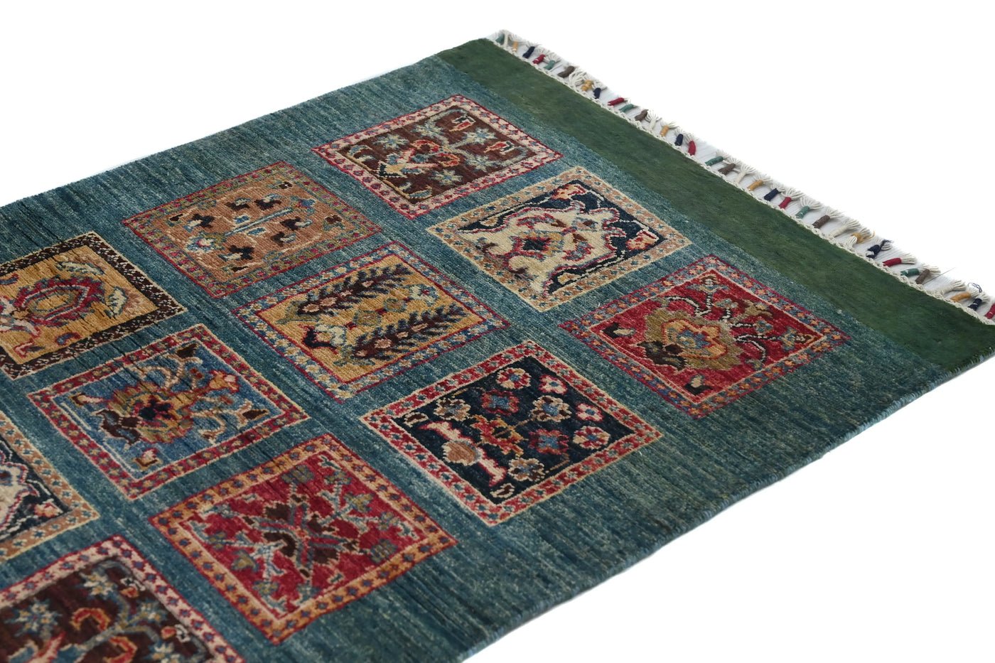 Khorjin Afghan Rug – Indigo Keepsake