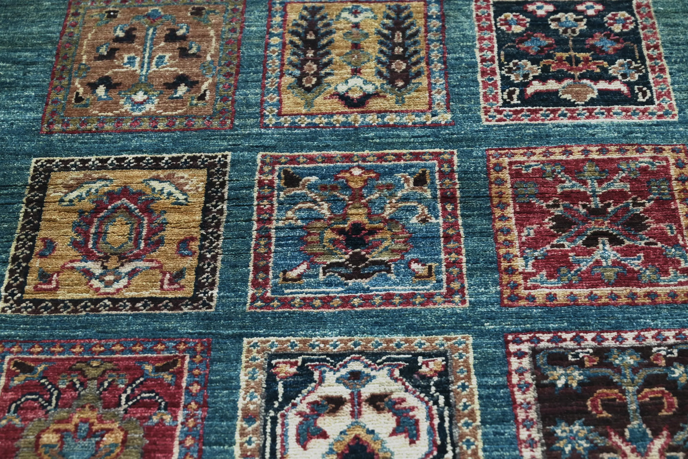 Khorjin Afghan Rug – Indigo Keepsake