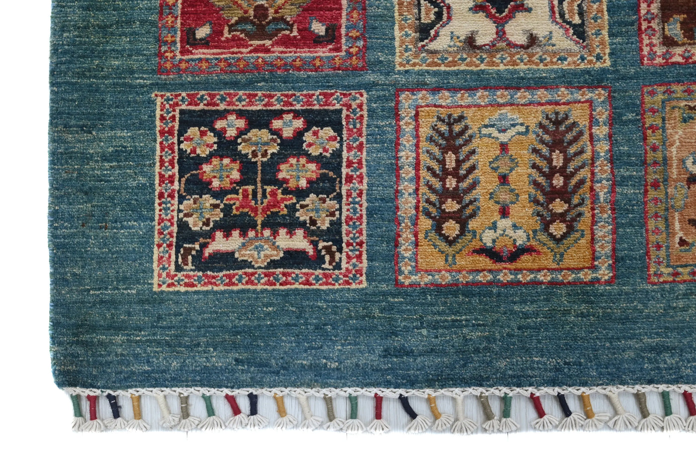 Khorjin Afghan Rug – Indigo Keepsake
