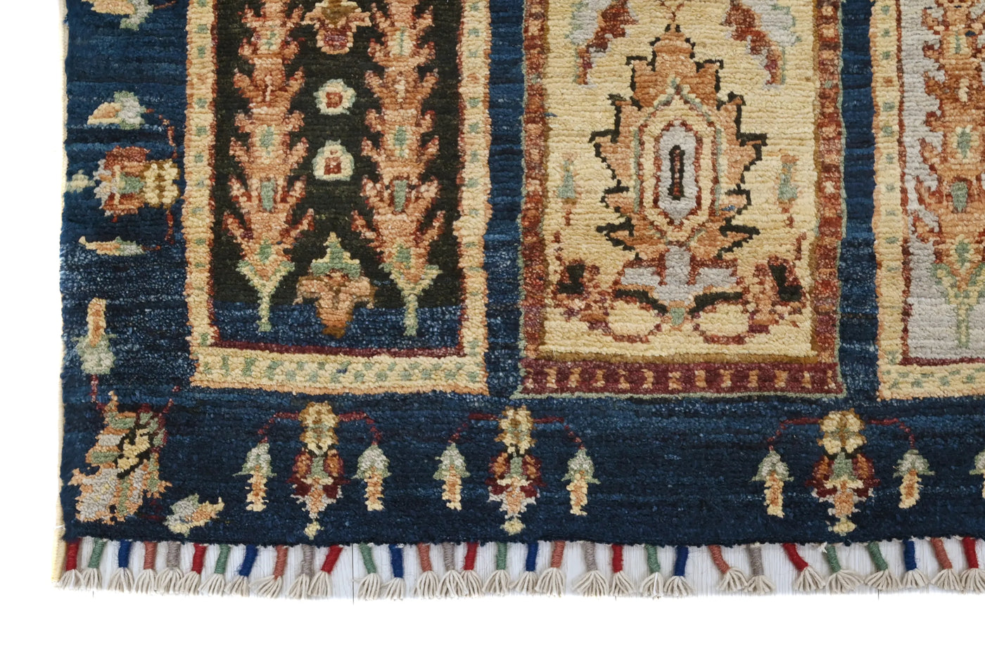 Khorjin Afghan Rug – Sangria Patchwork