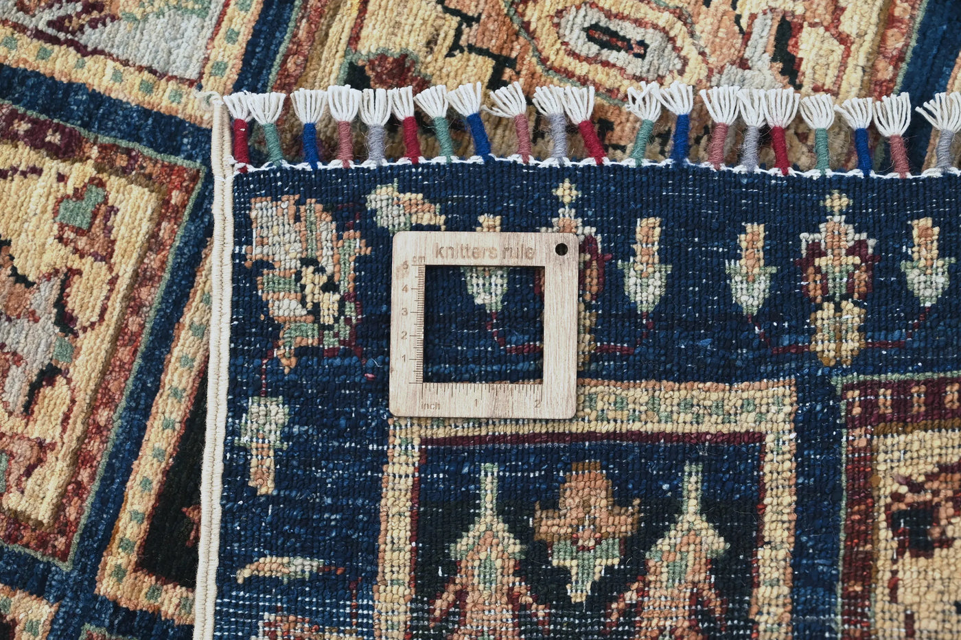 Khorjin Afghan Rug – Sangria Patchwork