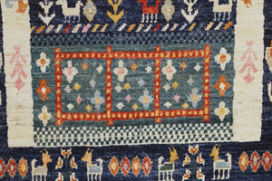 Afghan Khorjin Rug, 73 x 125 cm