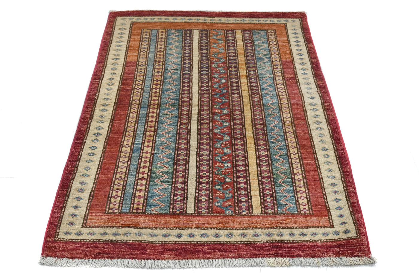 Khorjin Afghan Rug – Vermilion Caravan