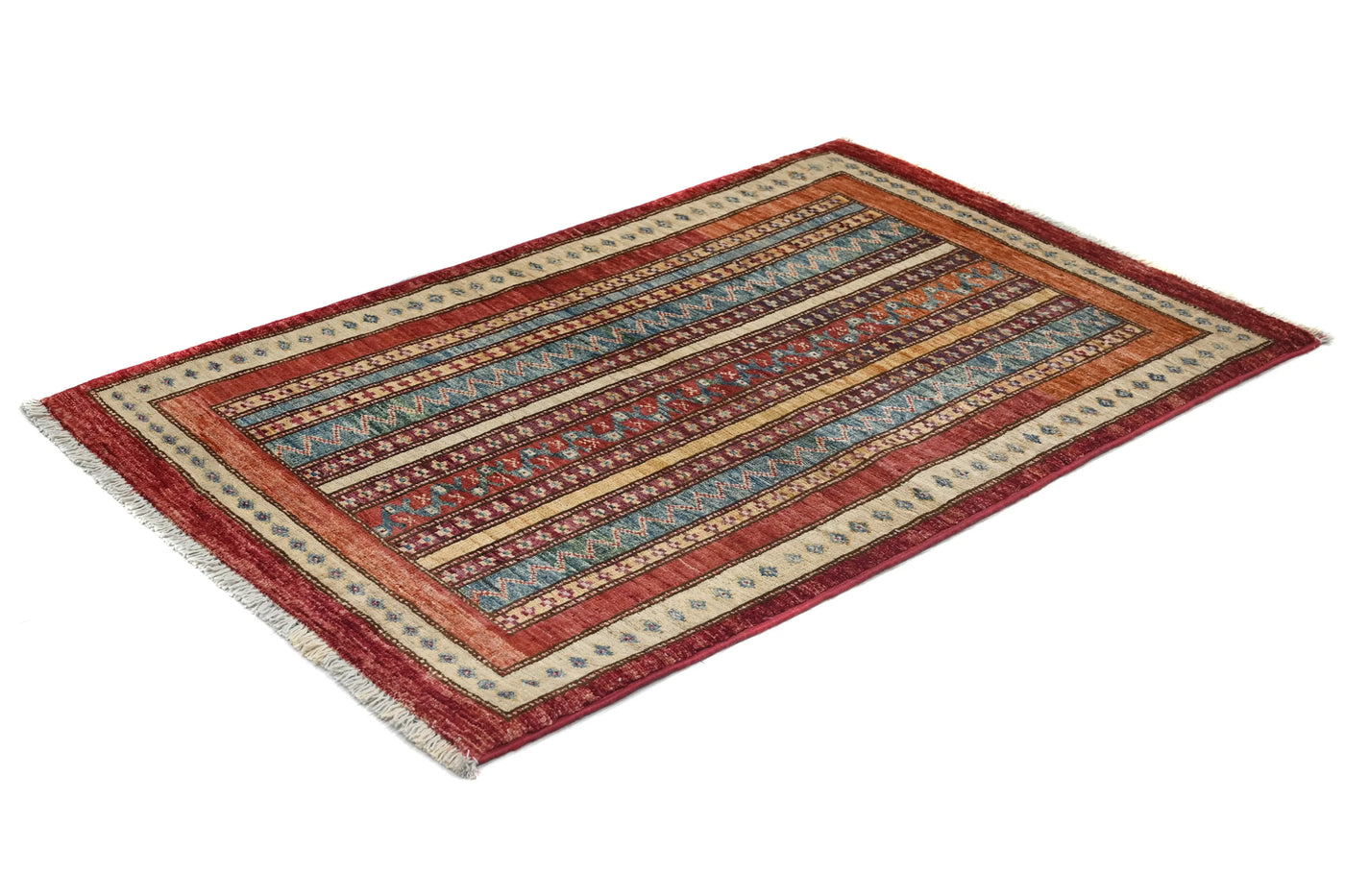Khorjin Afghan Rug – Vermilion Caravan