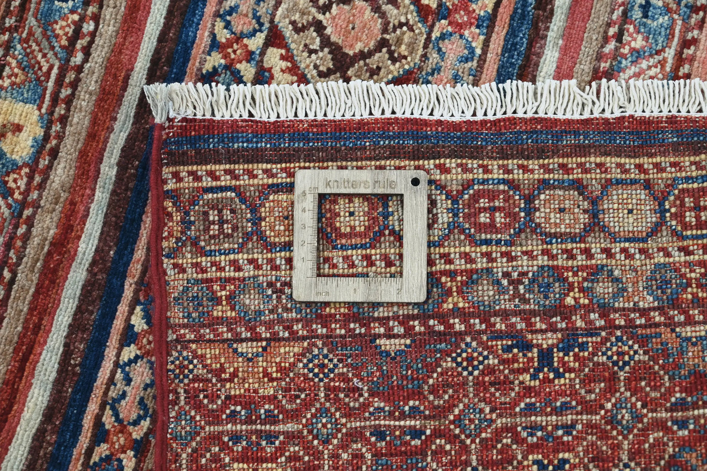 Khorjin Afghan Rug – Teal Panel