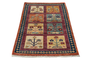 Afghan Khorjin Rug, 75 x 112 cm