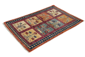 Afghan Khorjin Rug, 75 x 112 cm