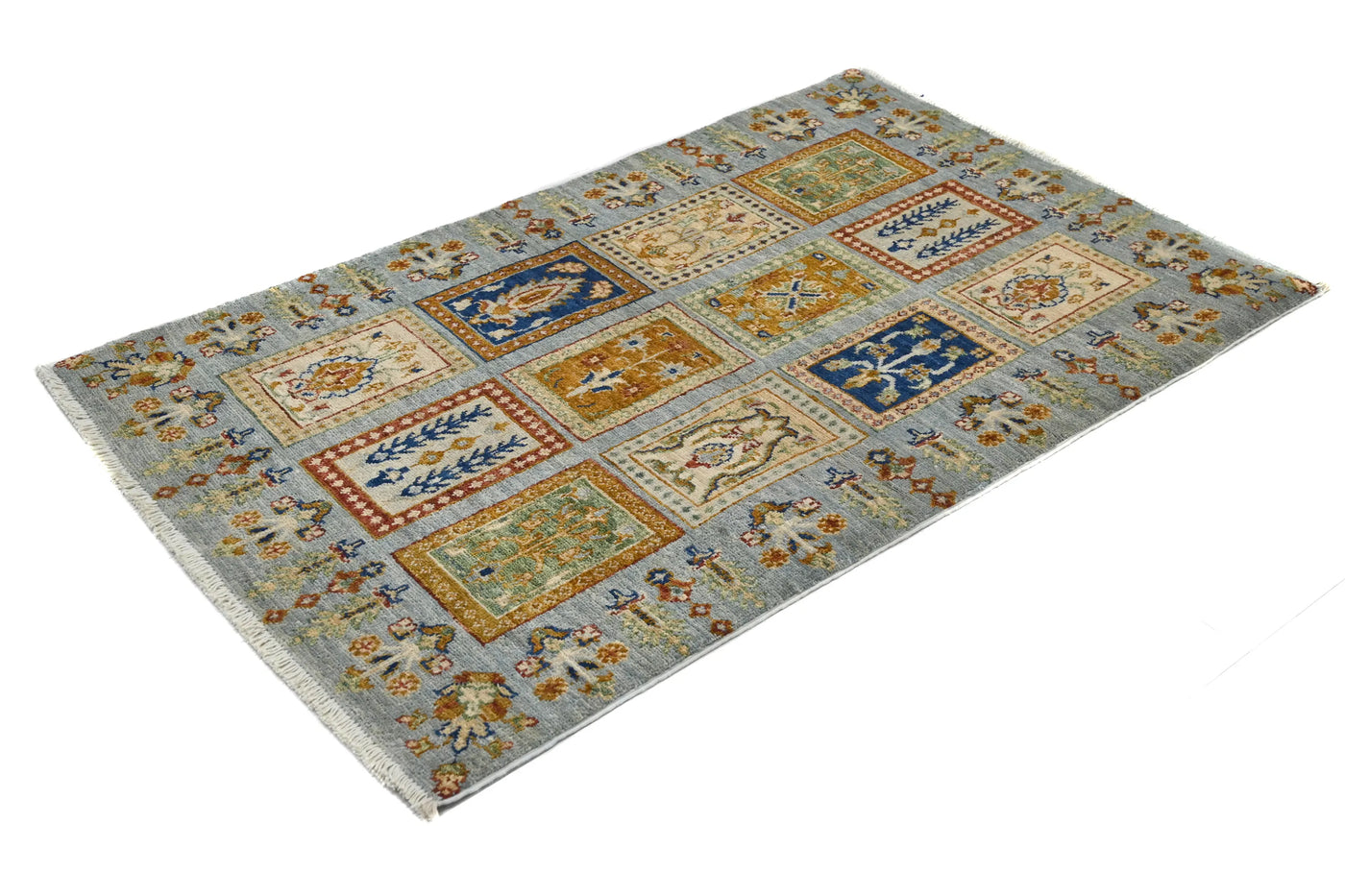 Khorjin Afghan Rug – Pebble Window