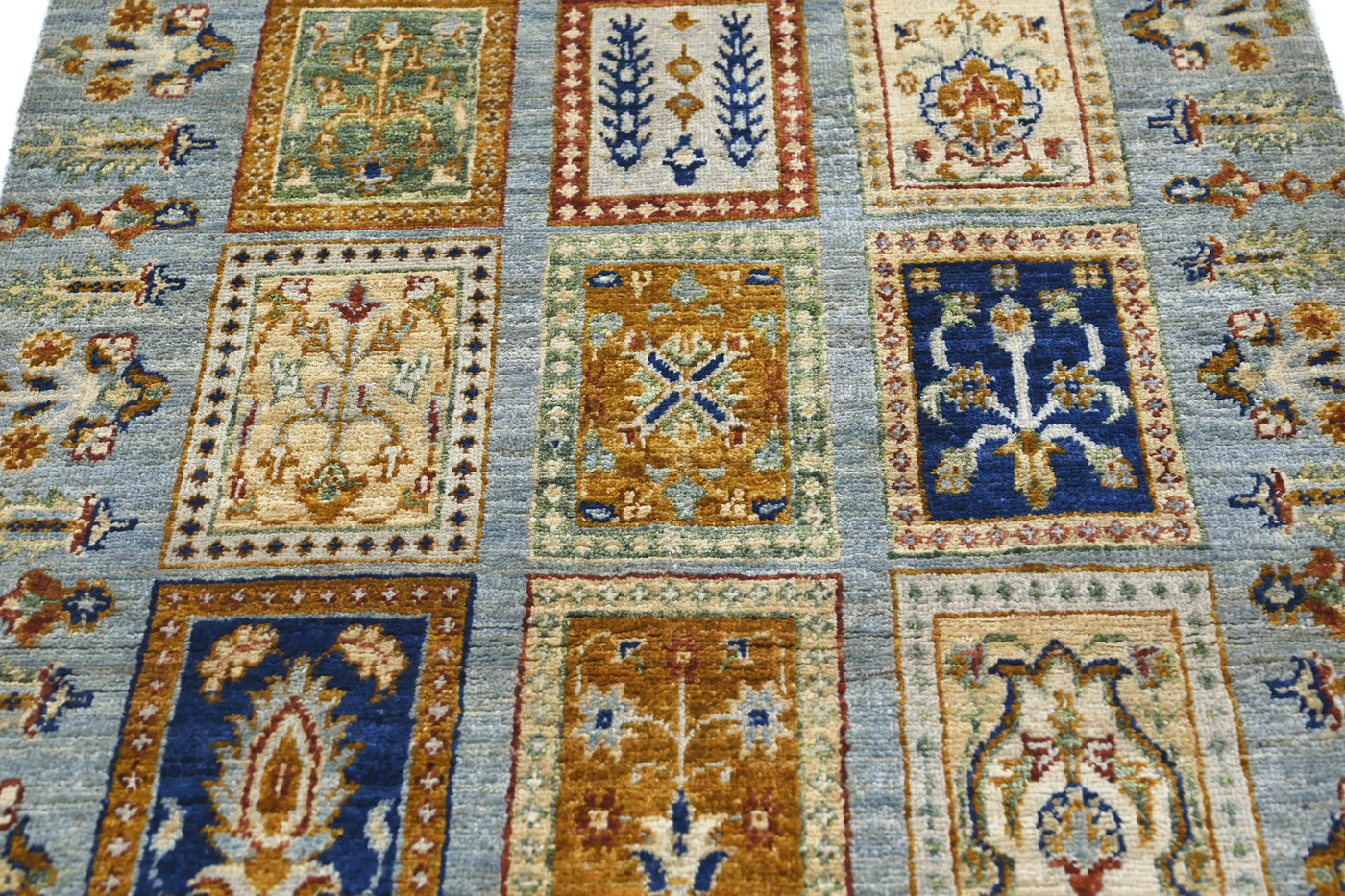 Khorjin Afghan Rug – Pebble Window