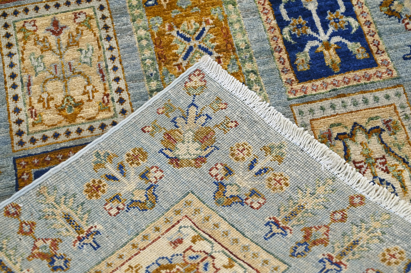Khorjin Afghan Rug – Pebble Window