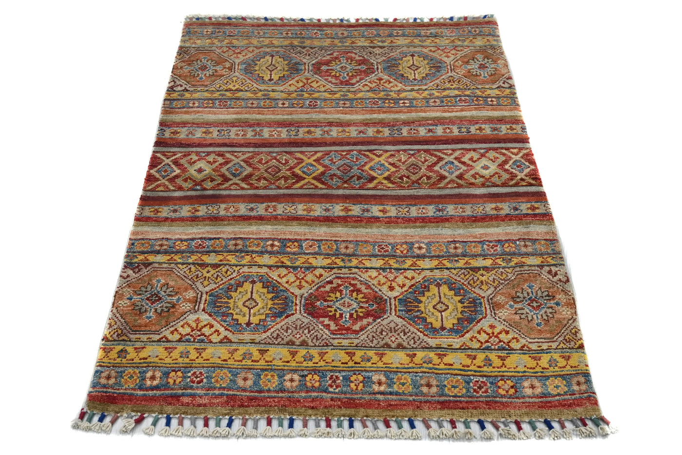 Khorjin Afghan Rug – Cardinal Keepsake