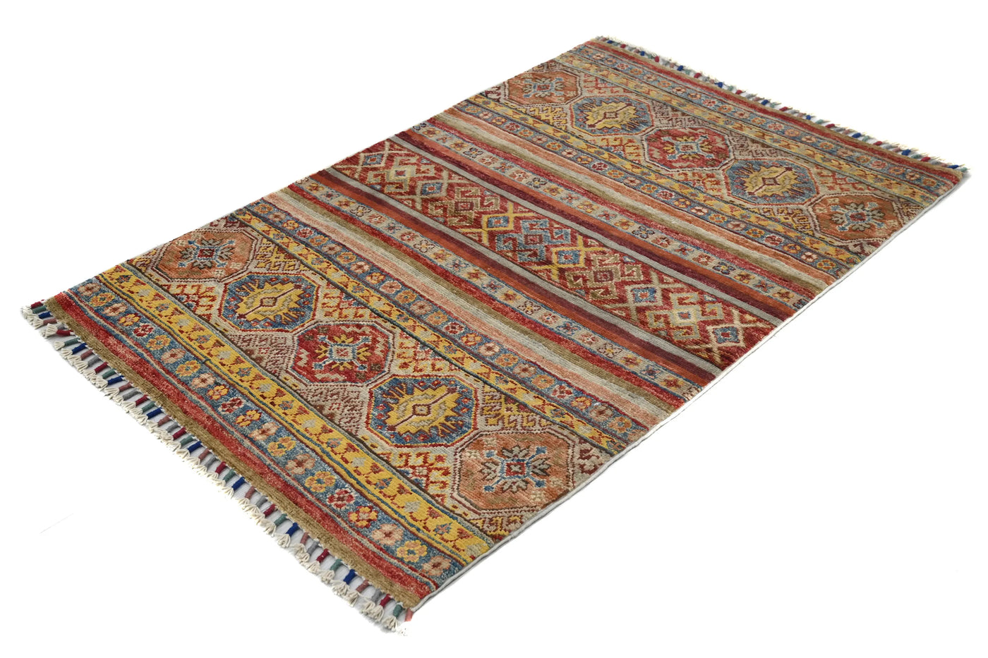 Khorjin Afghan Rug – Cardinal Keepsake