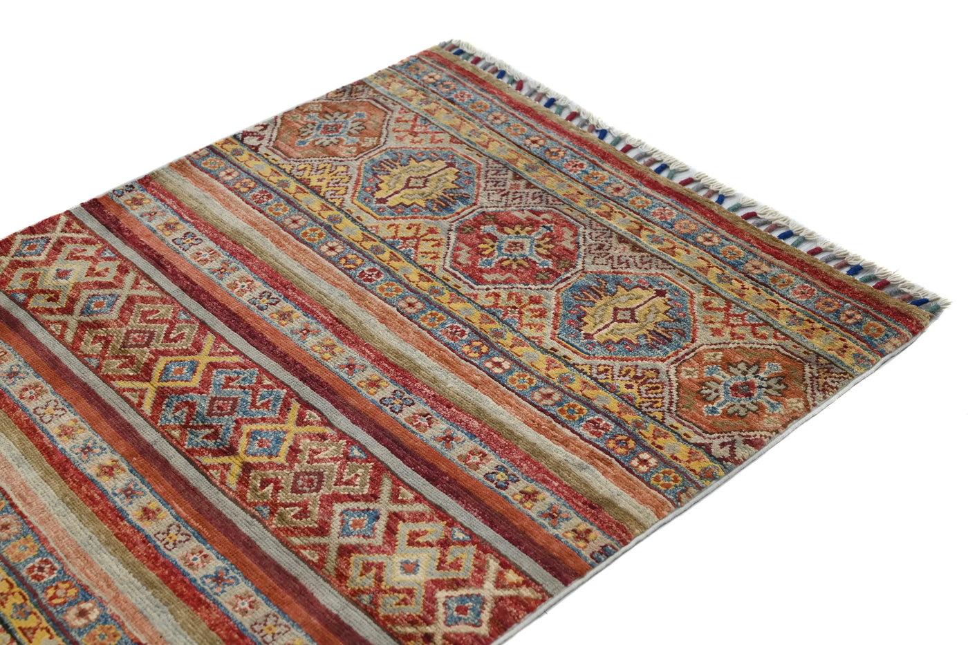 Khorjin Afghan Rug – Cardinal Keepsake