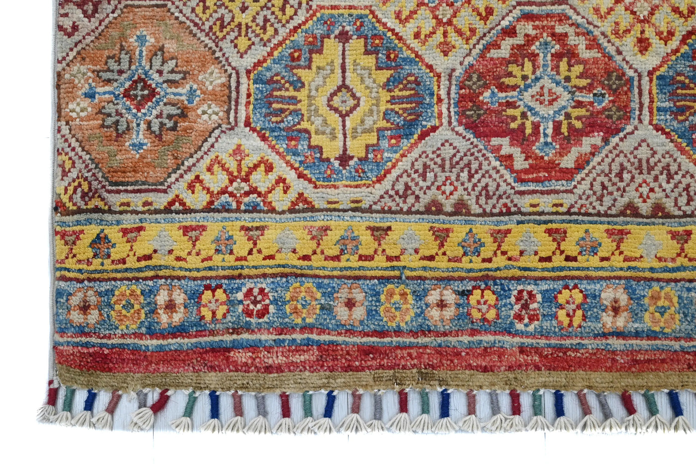 Khorjin Afghan Rug – Cardinal Keepsake