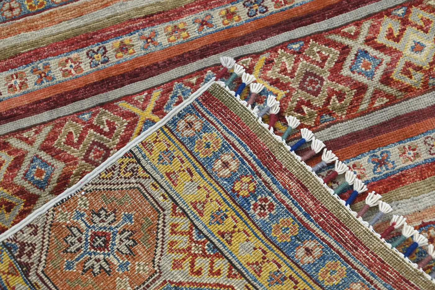 Khorjin Afghan Rug – Cardinal Keepsake