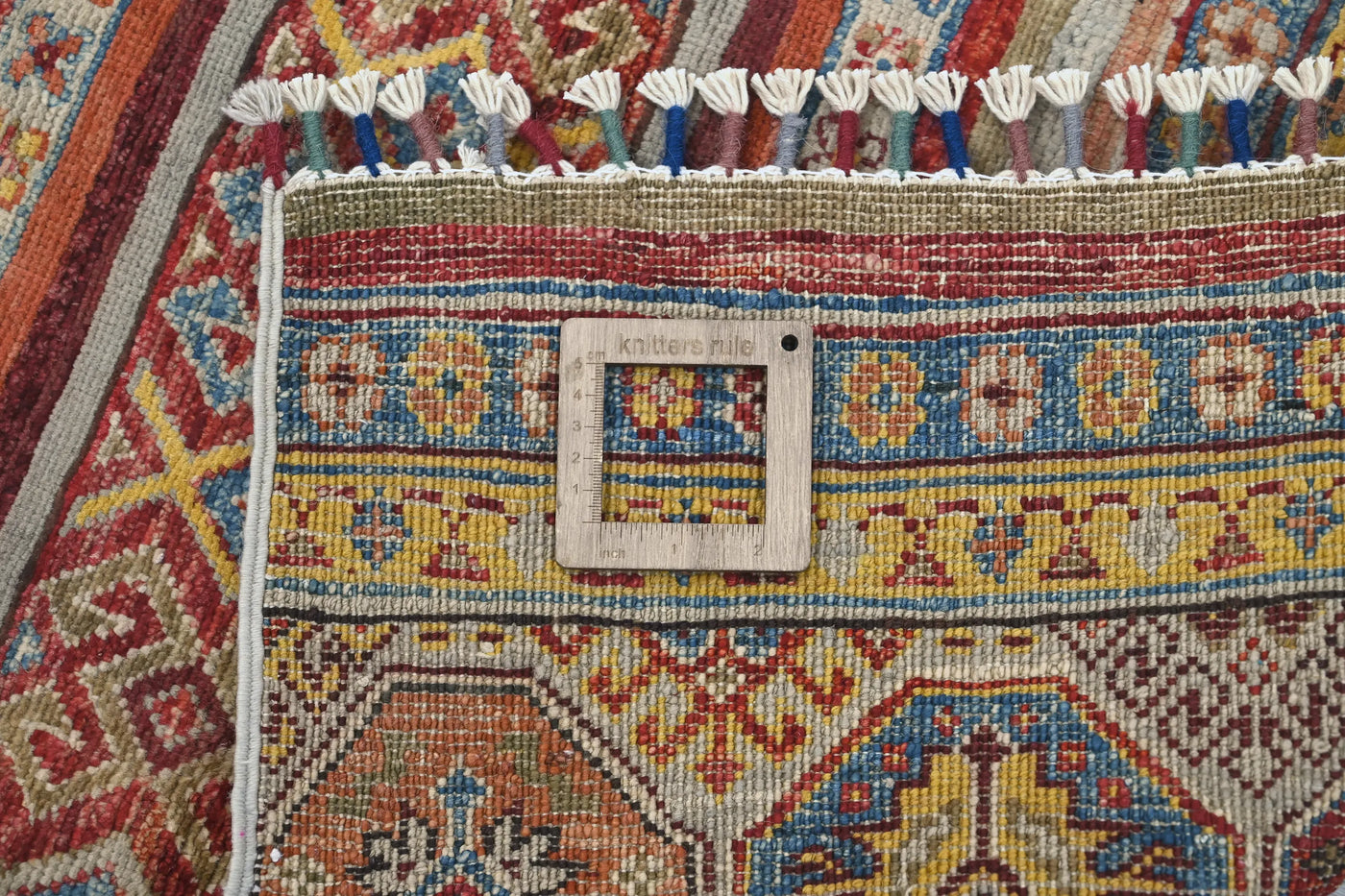 Khorjin Afghan Rug – Cardinal Keepsake