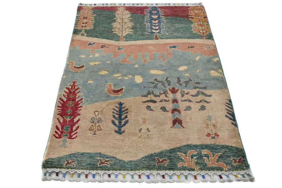 Khorjin Afghan Rug – Tranquil Waters
